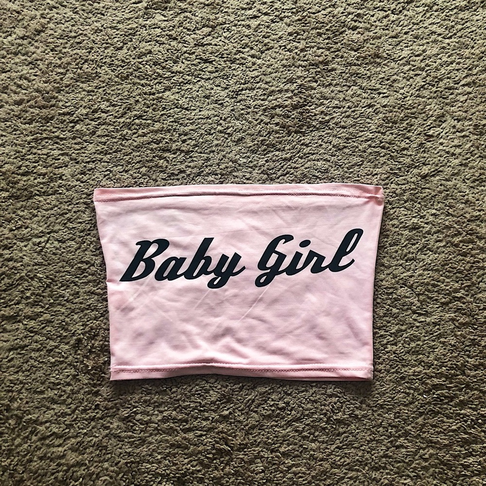 Babygirl Bandeau Crop Top
